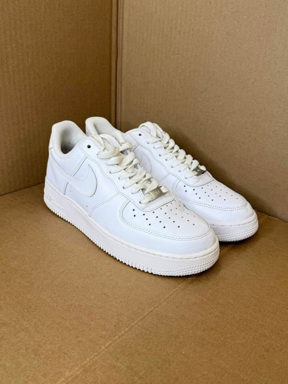 Nike Air Force 1 '07 Triple White - Men's Size 8.5